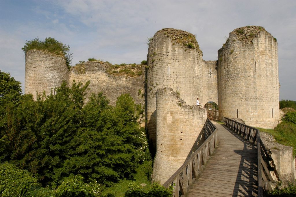 Mittelalterliche Burg von Gençay