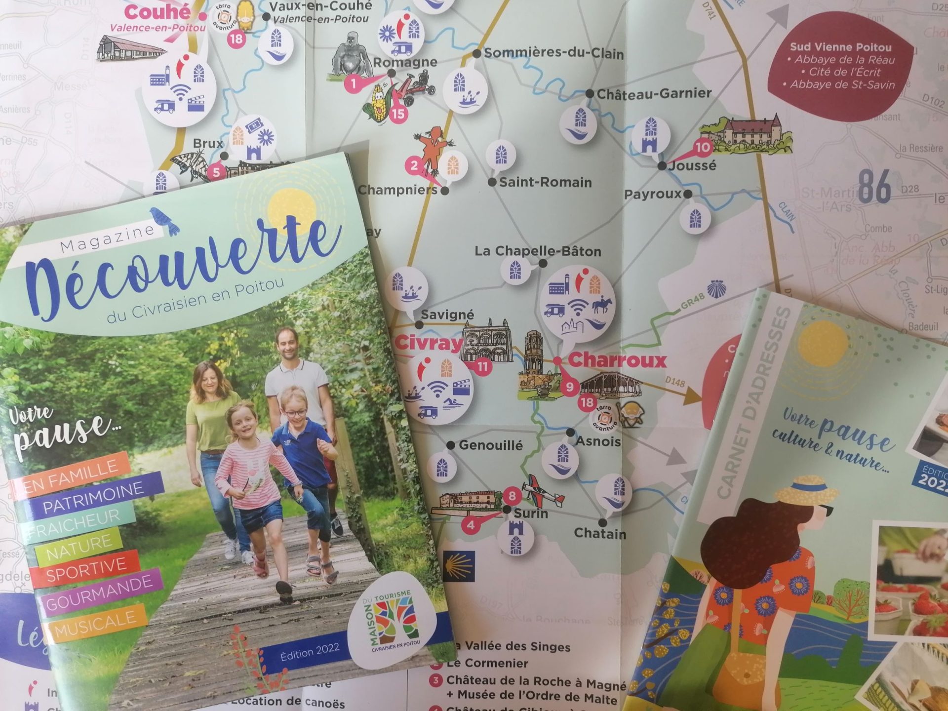 Documents touristiques Civraisien en Poitou