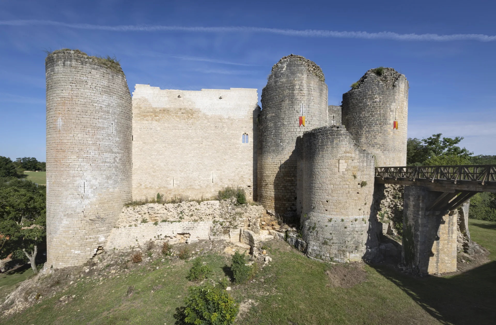 Château médiéval de Gençay