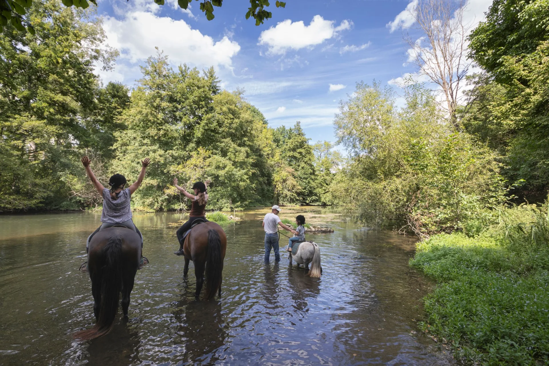 Randonnée à cheval_Poney Club des Retrouvailles