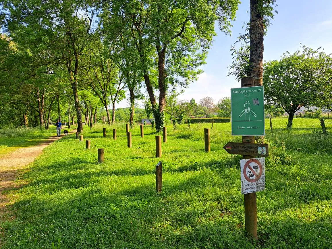 Départ du parcours santé à Civray_Vienne