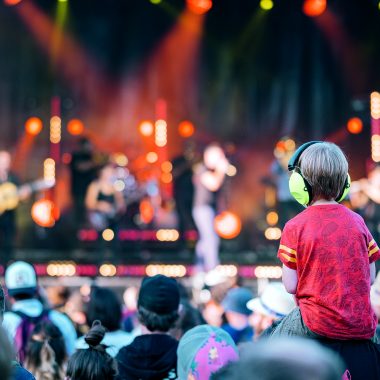 Festival-goers