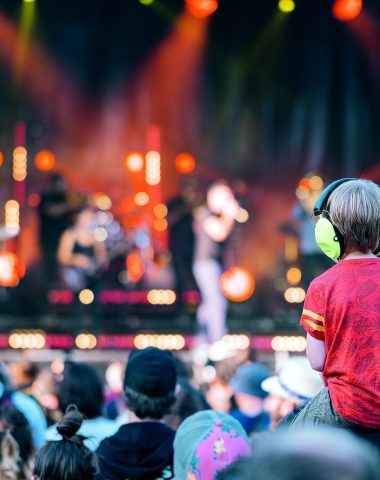 Festival-goers