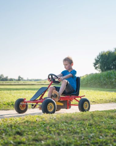 Karten met de pedalen bij het Sentier des pas perdus in Romagne