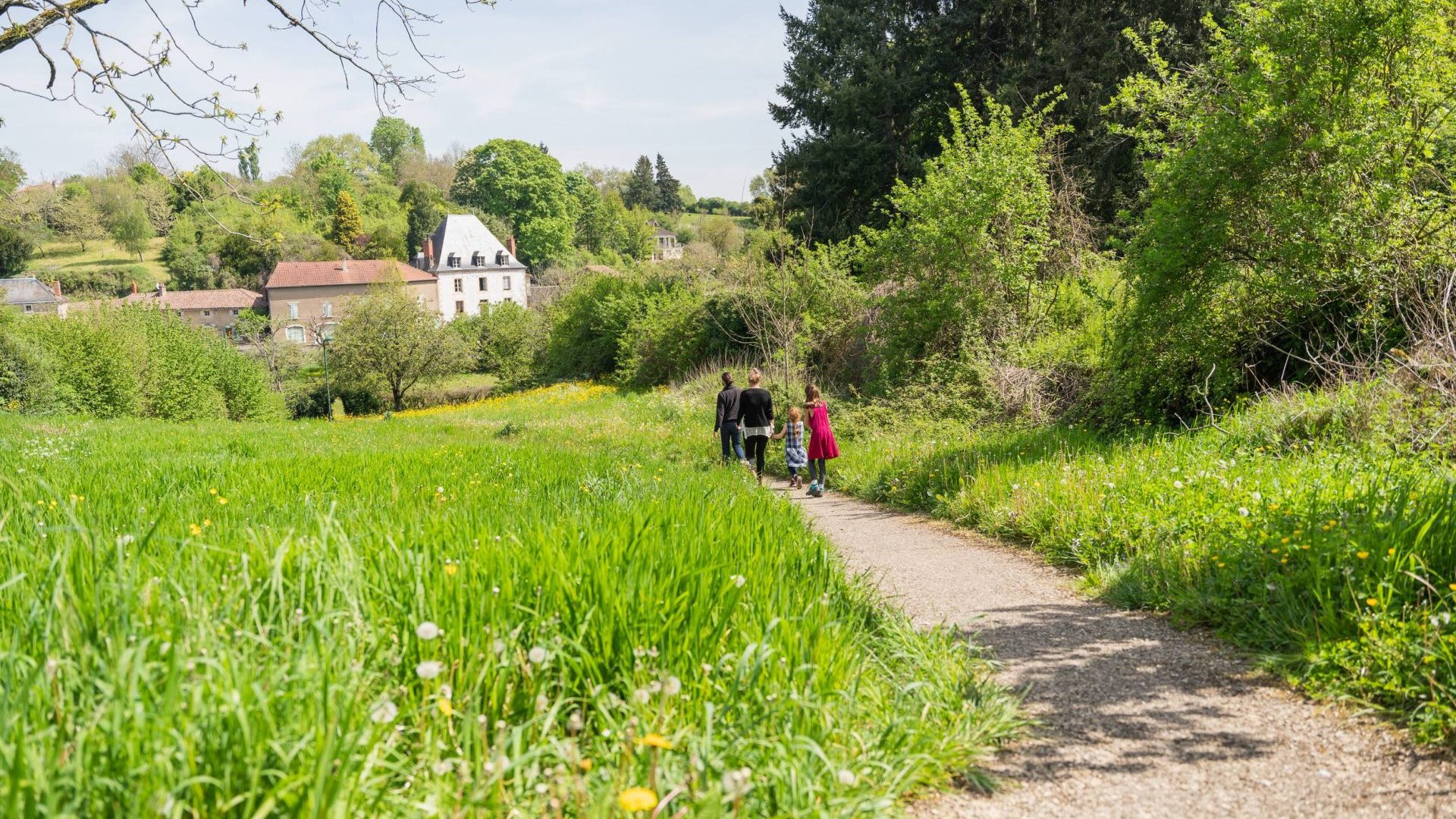 Jardins du rempart à Charroux